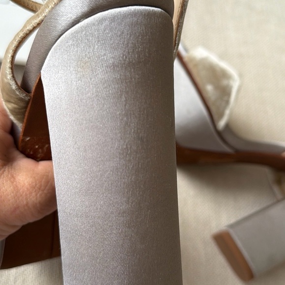 Sexy Free People Brand New Lola Cruz Velvel and Satin Platforms Sandals 7 ♥️ - Picture 10 of 11